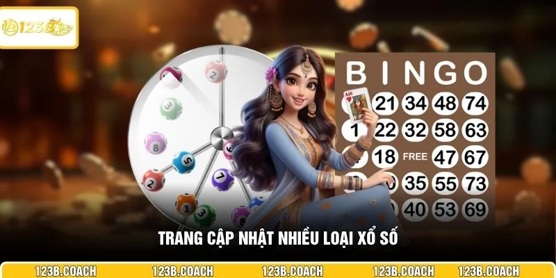 Trang cập nhật nhiều loại xổ số
